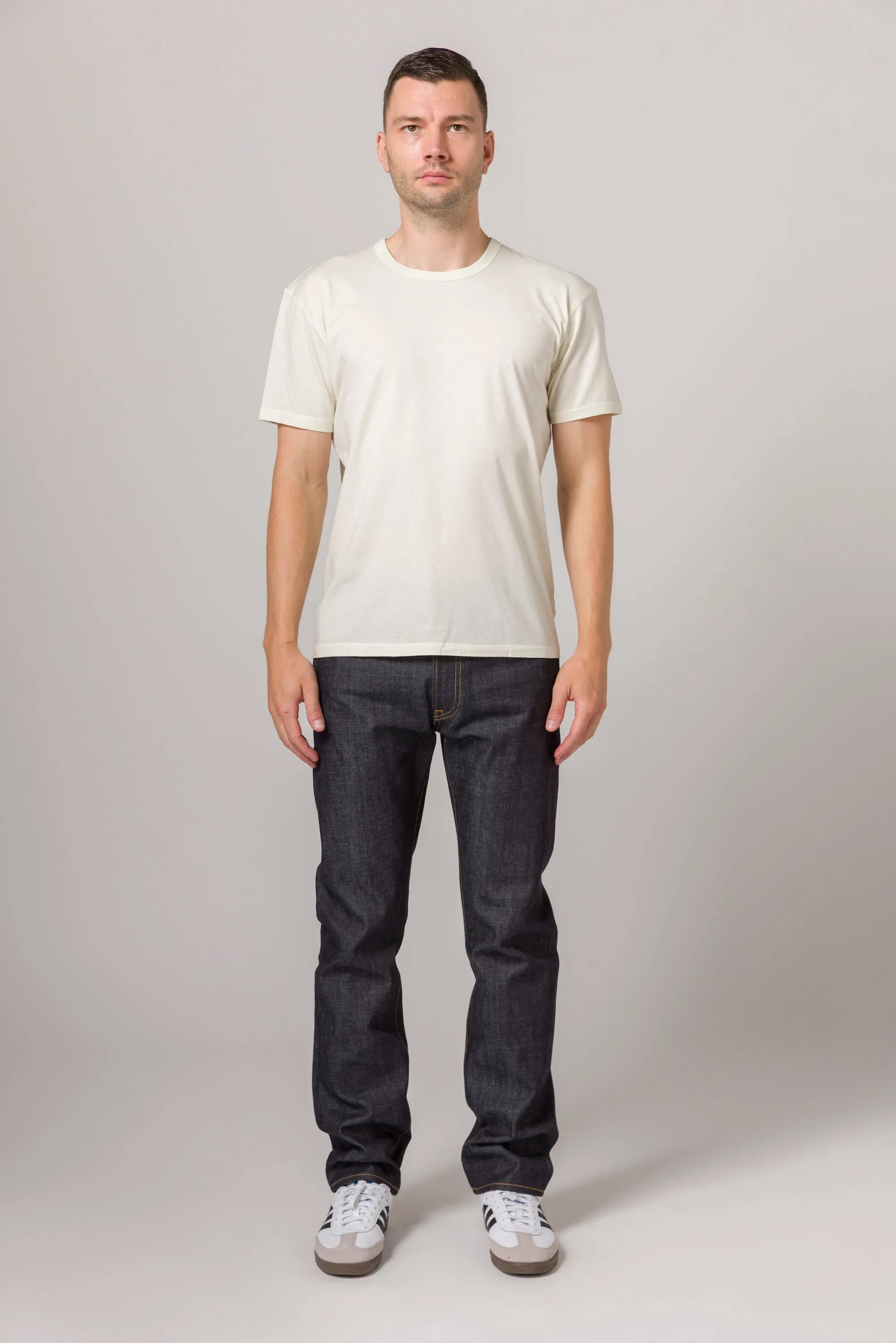 Lightweight Fitted Tee Cream sold by Standard Issue Tees product image thumbnail 2