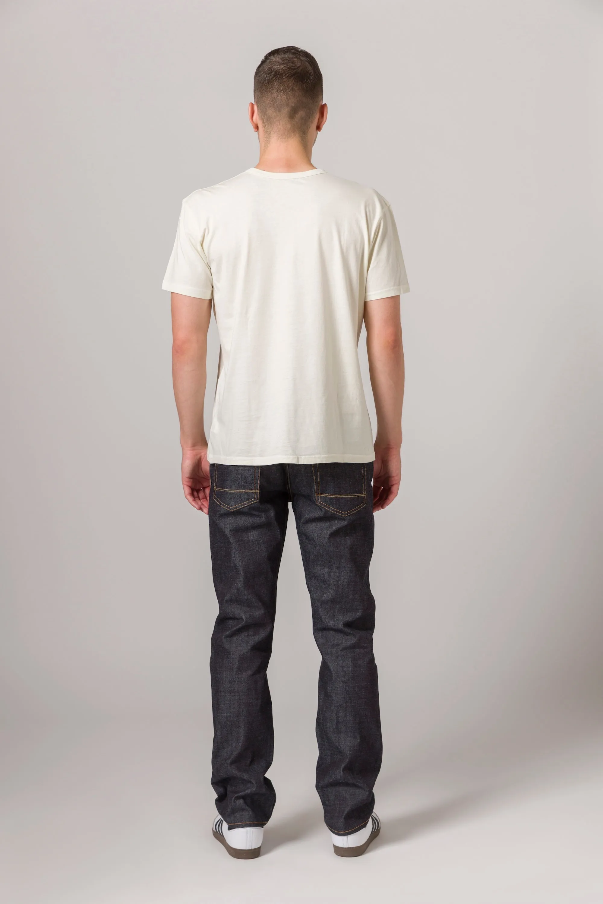Lightweight Fitted Tee Cream sold by Standard Issue Tees product image thumbnail 4