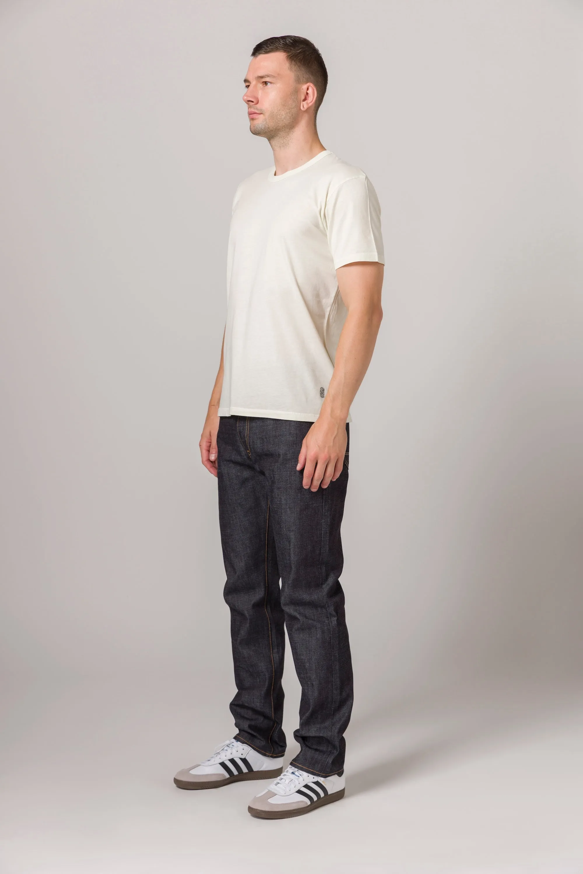 Lightweight Fitted Tee Cream sold by Standard Issue Tees product image thumbnail 3
