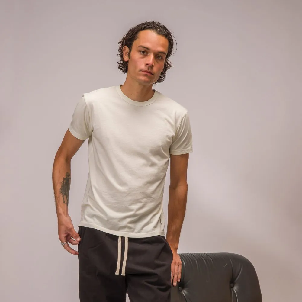 Fitted Tee Multi-Three Pack (Cream, Navy, and Vintage Black) sold by Standard Issue Tees product image thumbnail 2