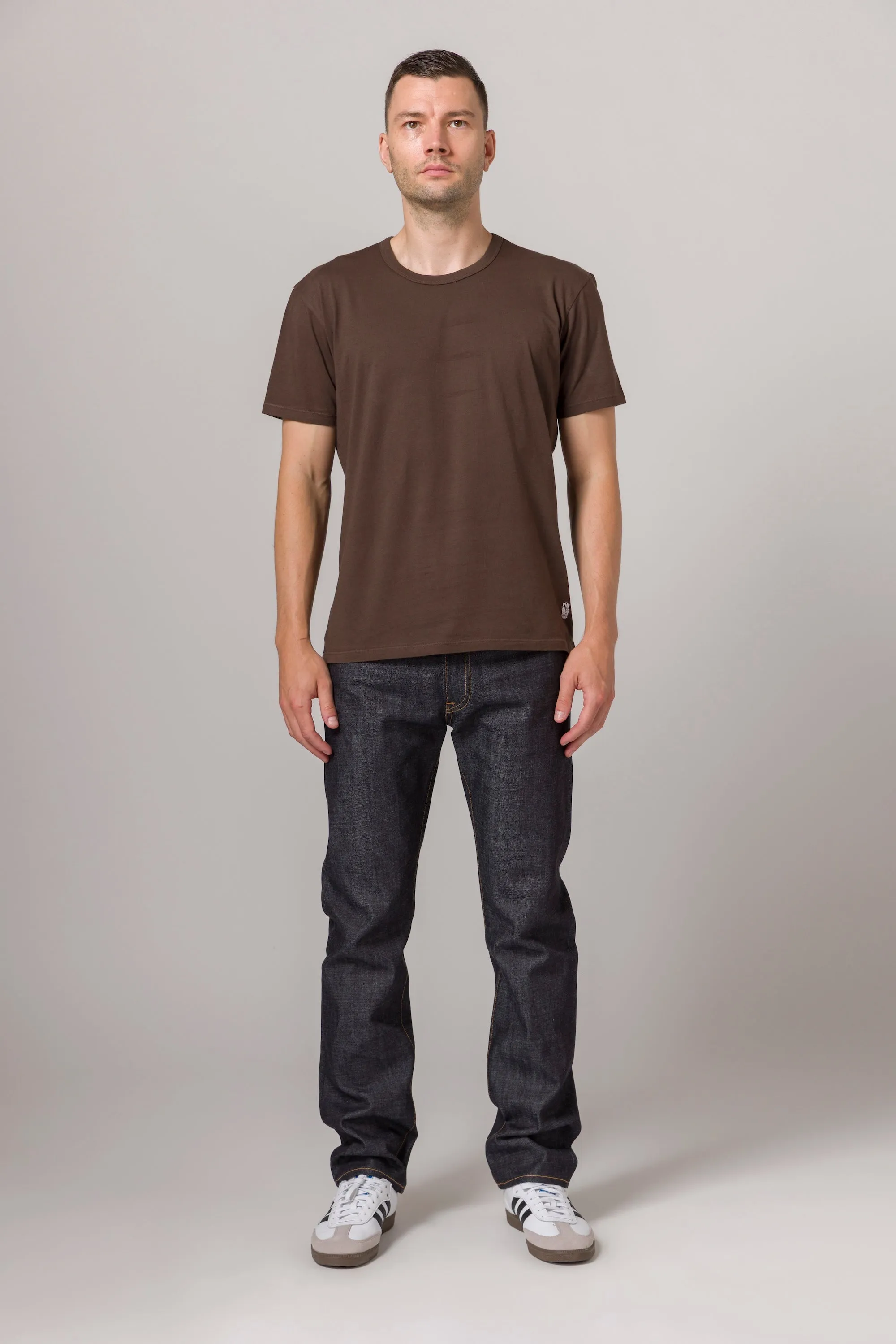 Lightweight Fitted Tee Espresso sold by Standard Issue Tees product image thumbnail 2