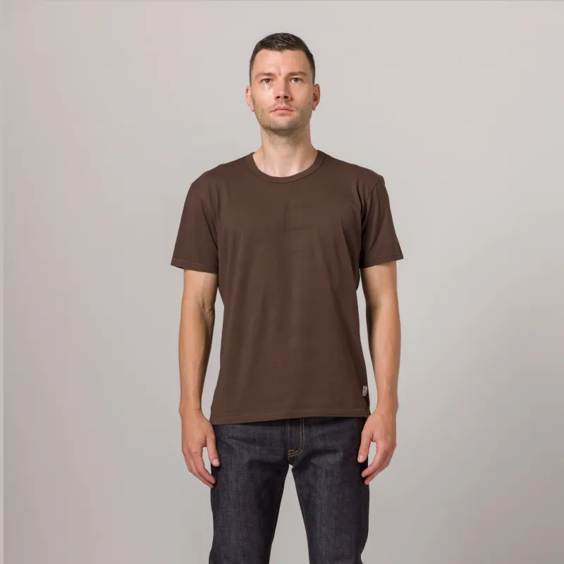 Lightweight Fitted Tee Espresso made by Standard Issue Tees