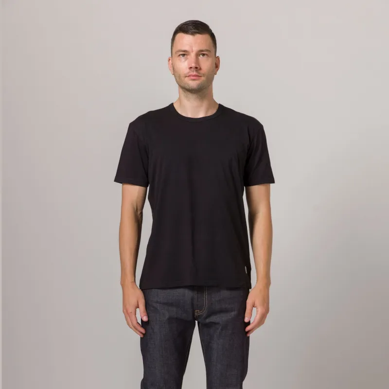 Lightweight Fitted Tee Black made by Standard Issue Tees
