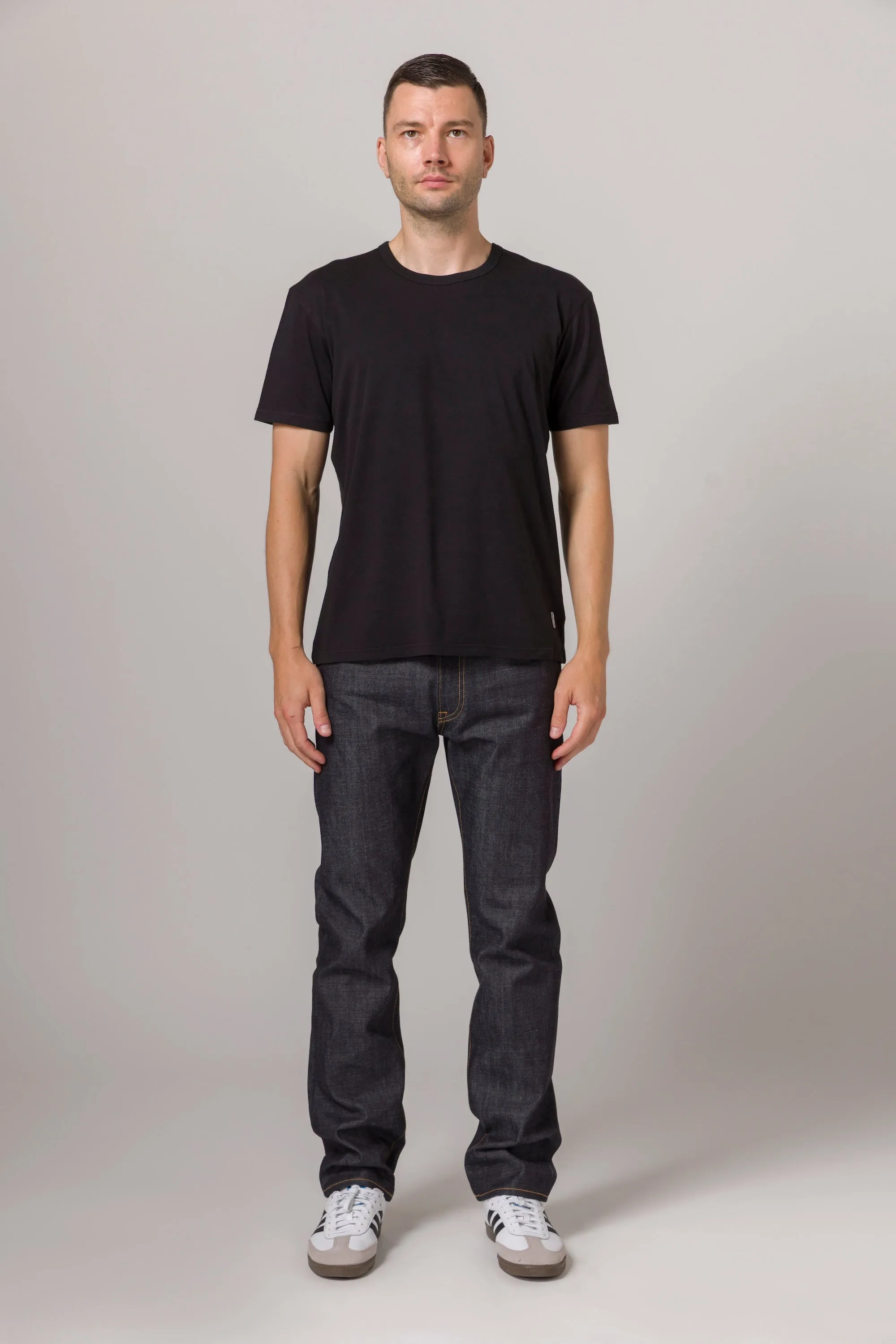 Lightweight Fitted Tee Black sold by Standard Issue Tees product image thumbnail 2