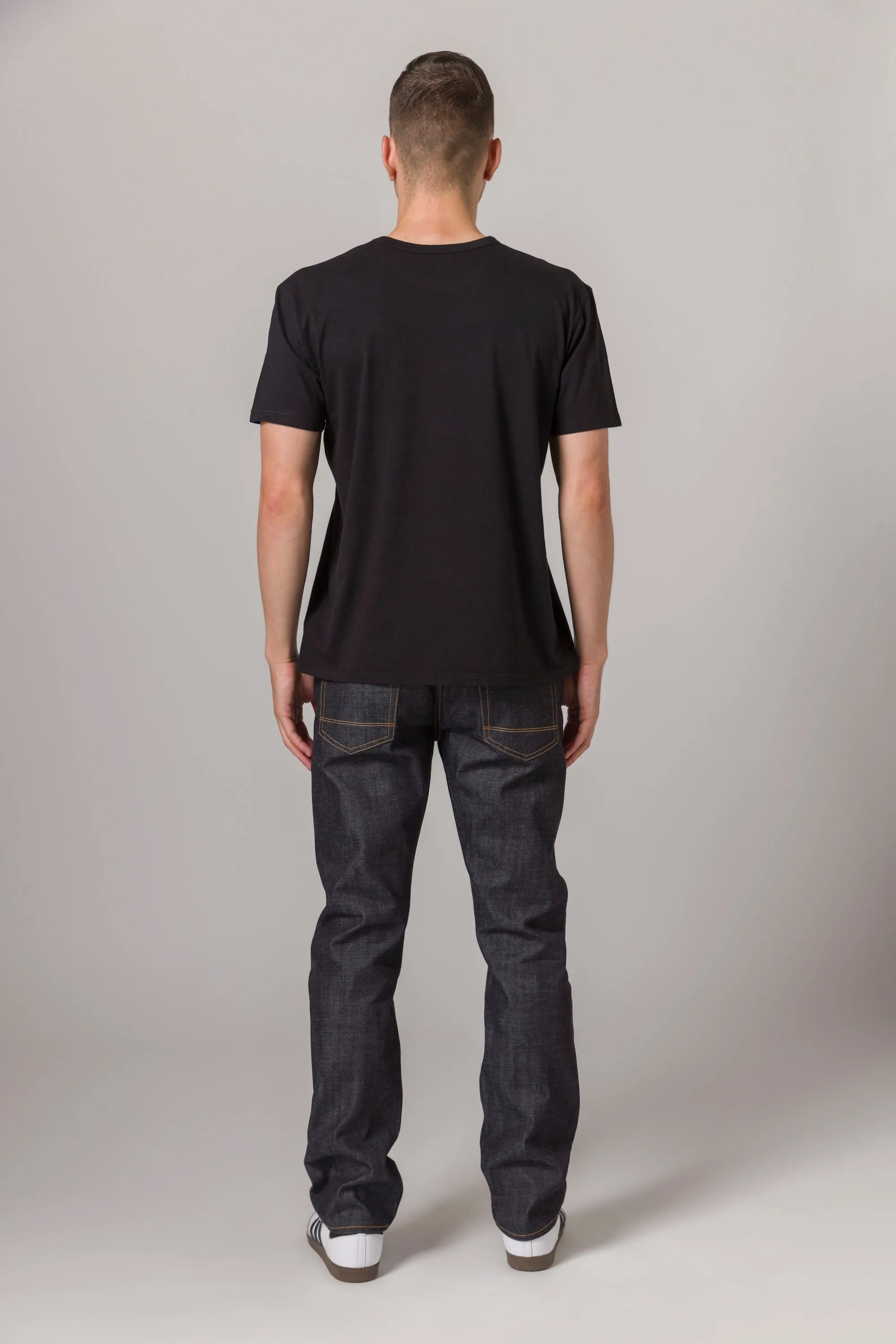 Lightweight Fitted Tee Black sold by Standard Issue Tees product image thumbnail 4