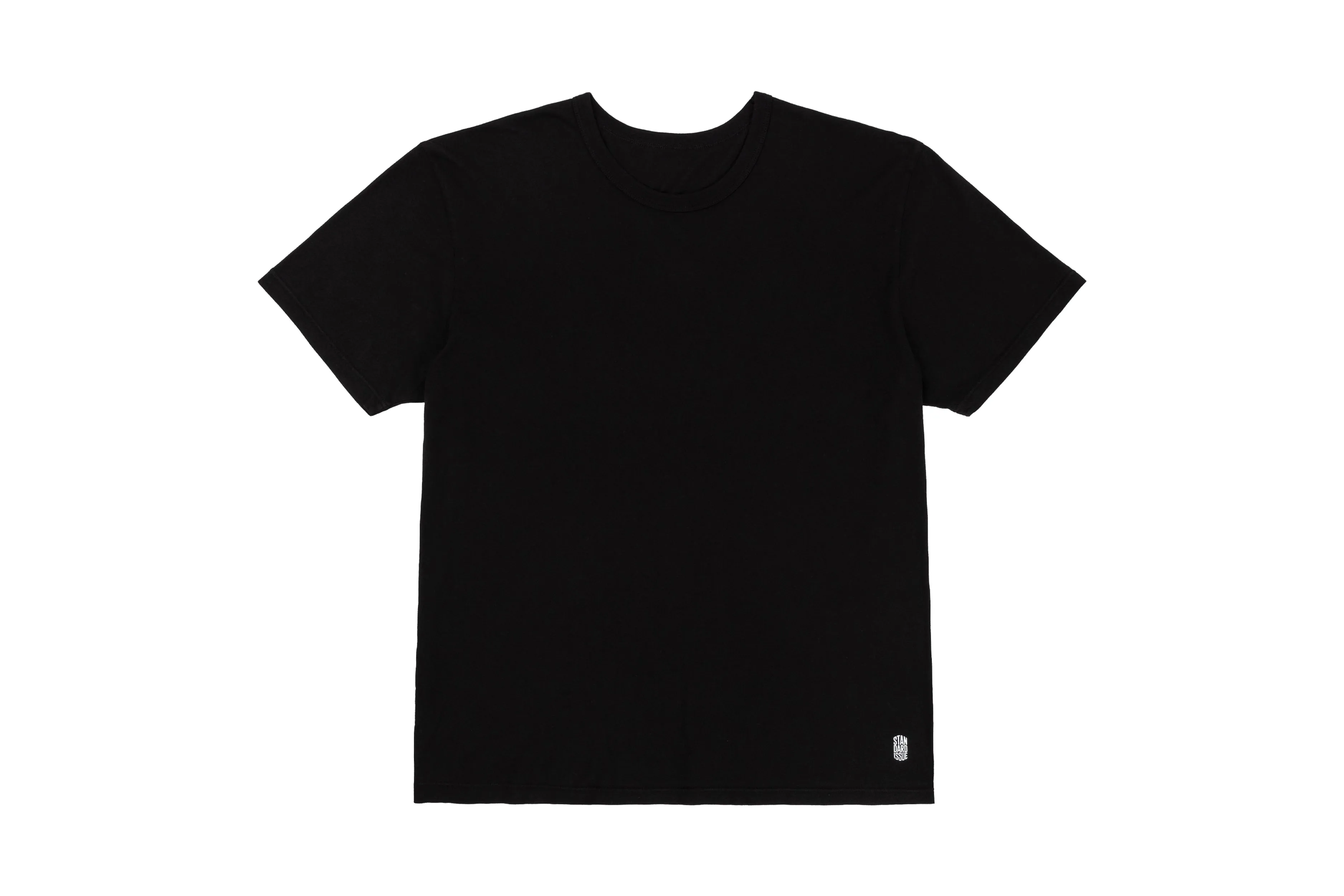 Lightweight Fitted Tee Black sold by Standard Issue Tees product image thumbnail 5