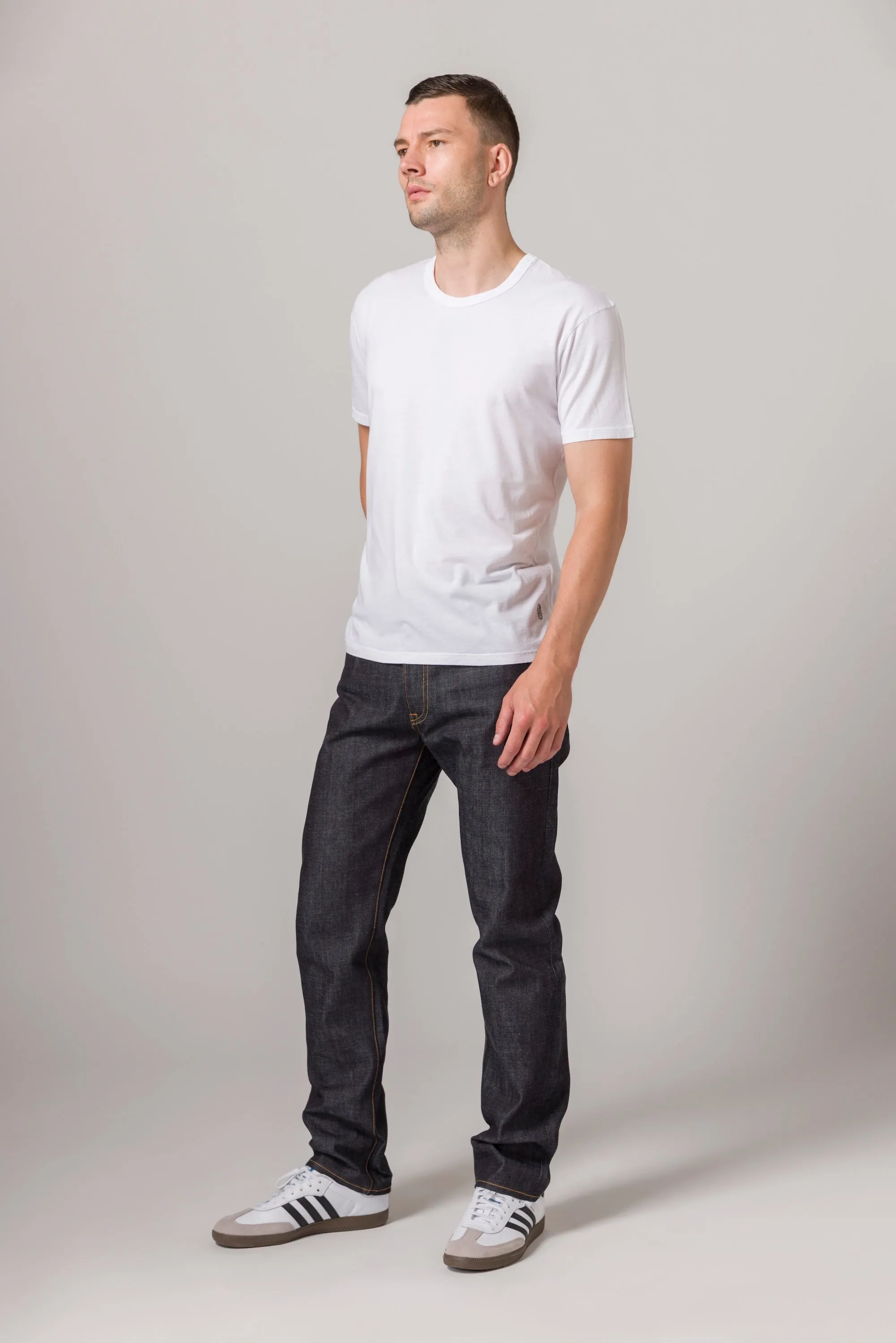 Lightweight Fitted Tee White sold by Standard Issue Tees product image thumbnail 5