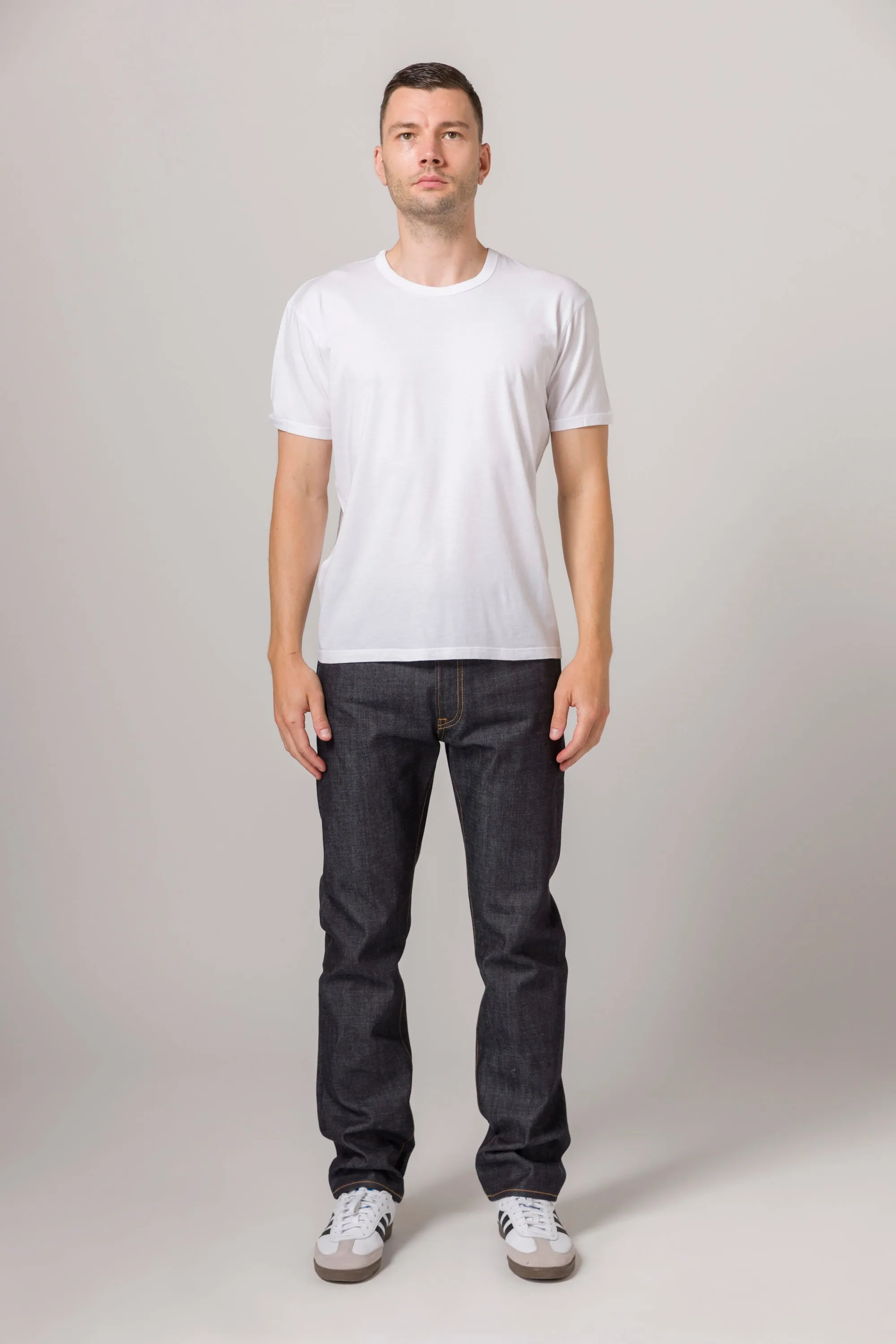 Lightweight Fitted Tee White sold by Standard Issue Tees product image thumbnail 2