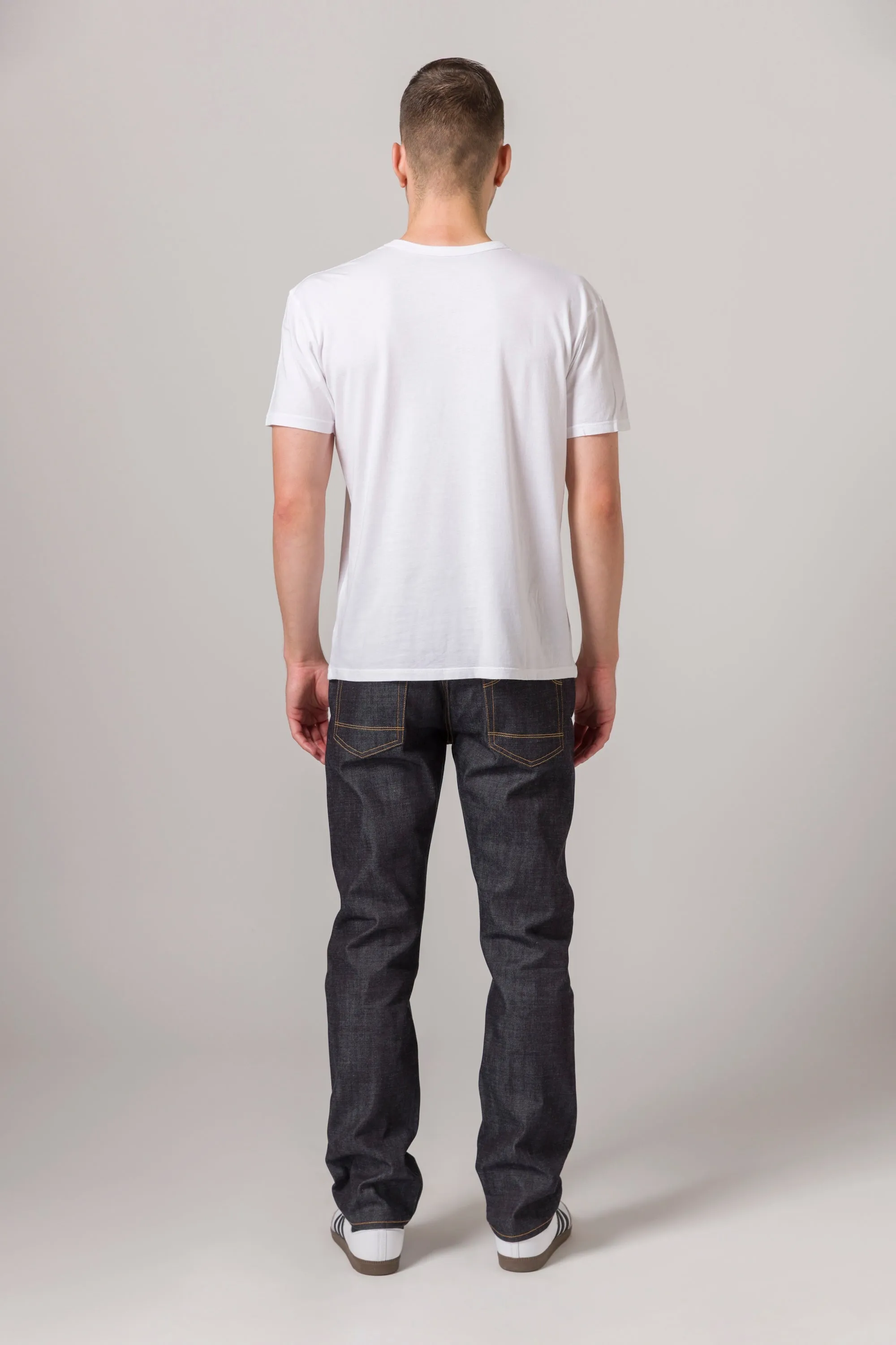 Lightweight Fitted Tee White sold by Standard Issue Tees product image thumbnail 4