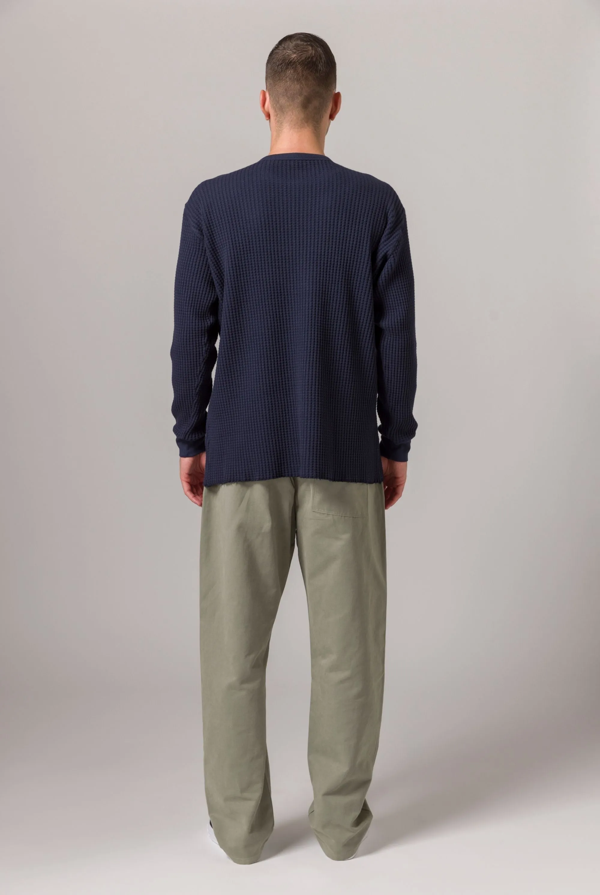 Standard Thermal Sweater Navy sold by Standard Issue Tees product image thumbnail 4