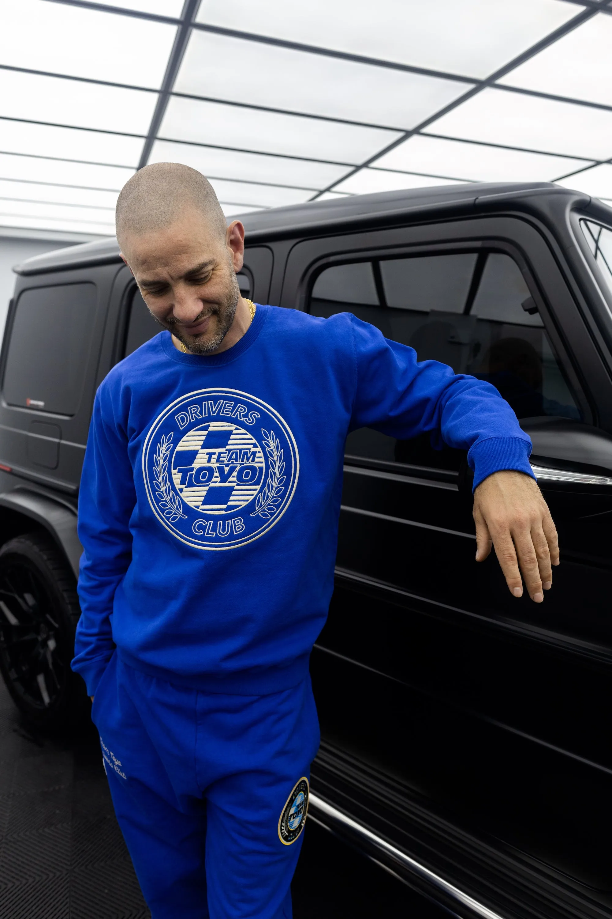 Team Toyo World Class Crew Neck Heather Grey sold by Standard Issue Tees product image thumbnail 2