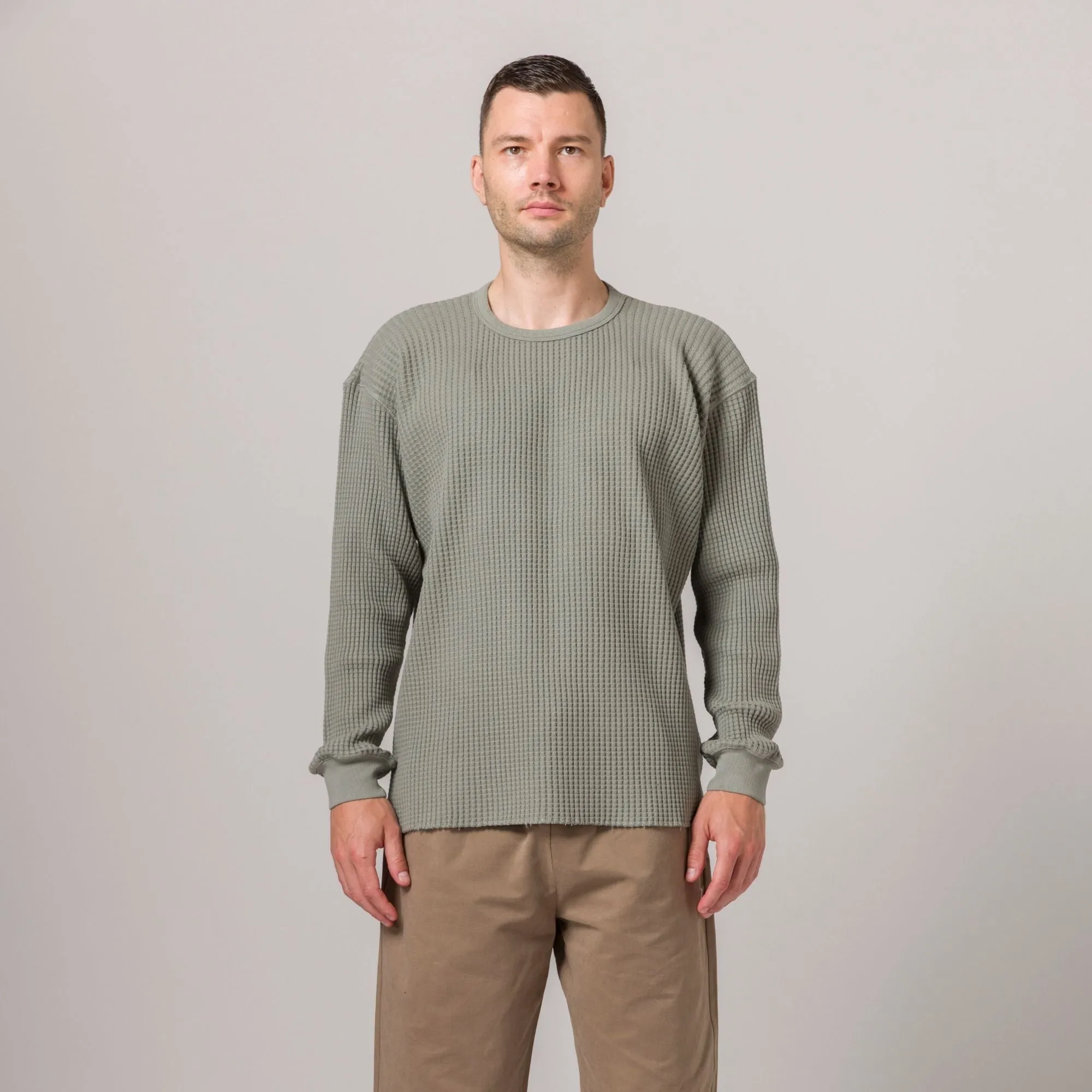 Standard Thermal Sweater Concrete sold by Standard Issue Tees