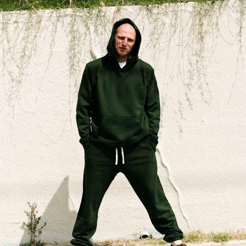 Standard Hoody Hunter Green sold by Standard Issue Tees