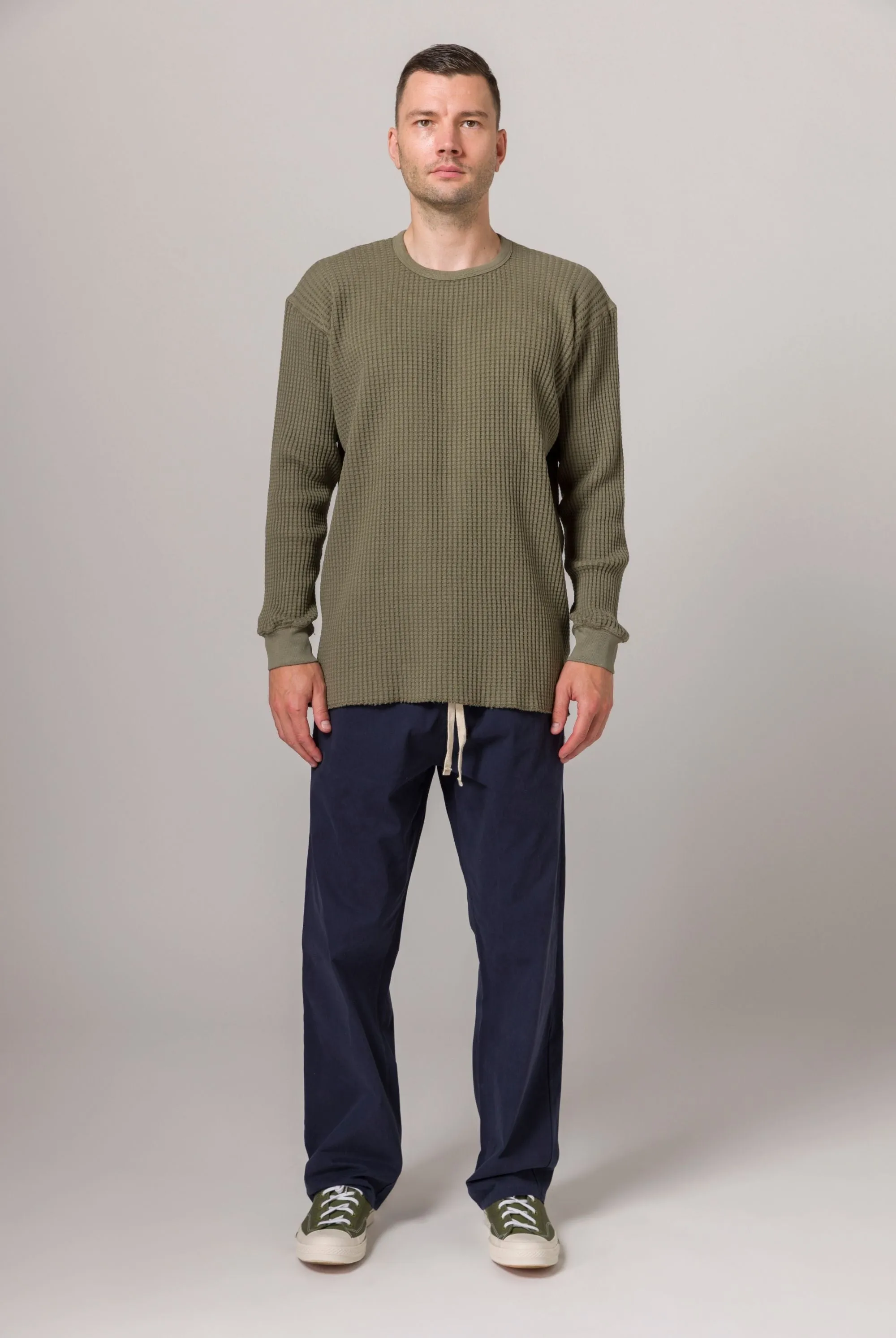 Standard Thermal Sweater Burnt Olive sold by Standard Issue Tees product image thumbnail 2