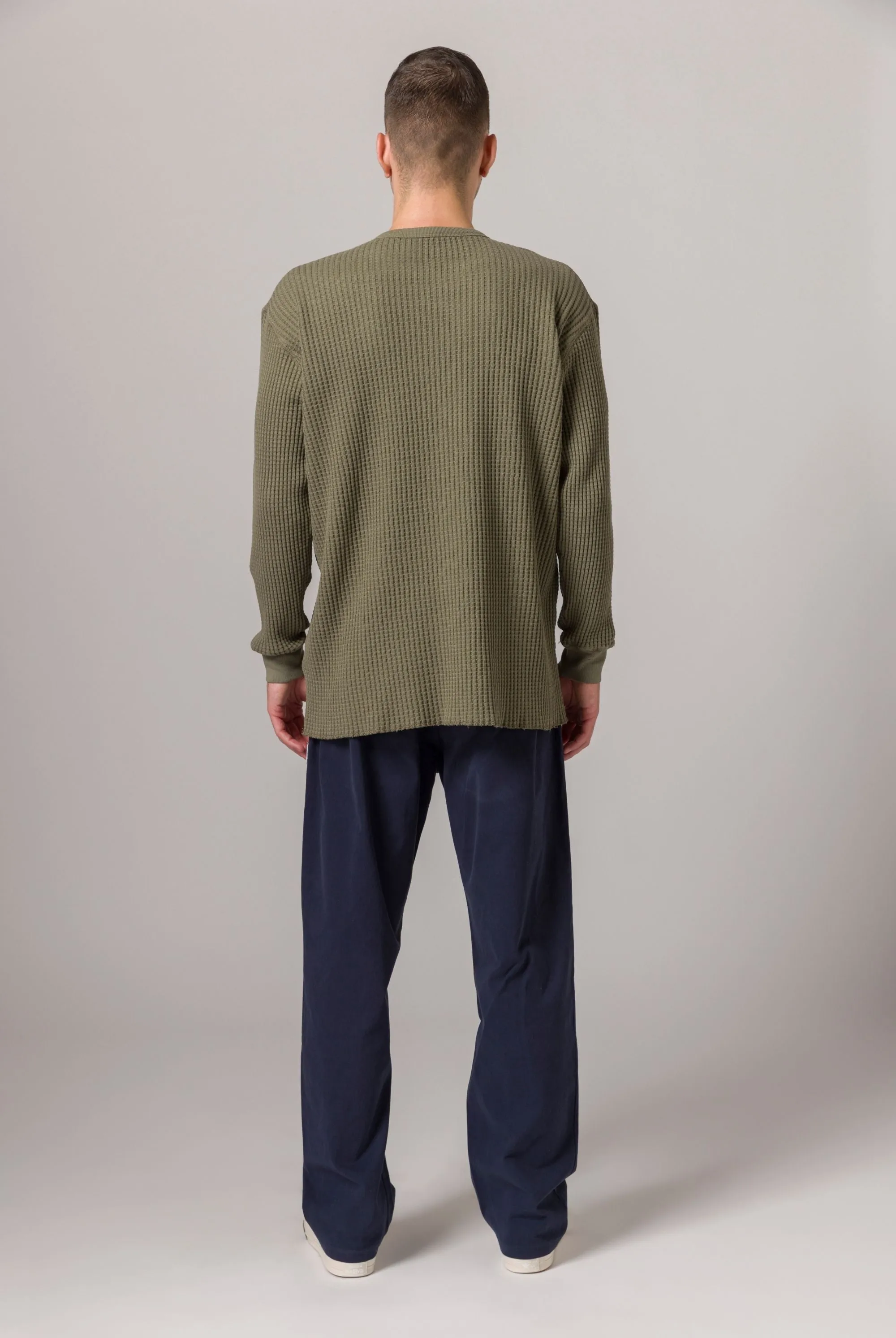 Standard Thermal Sweater Burnt Olive sold by Standard Issue Tees product image thumbnail 4
