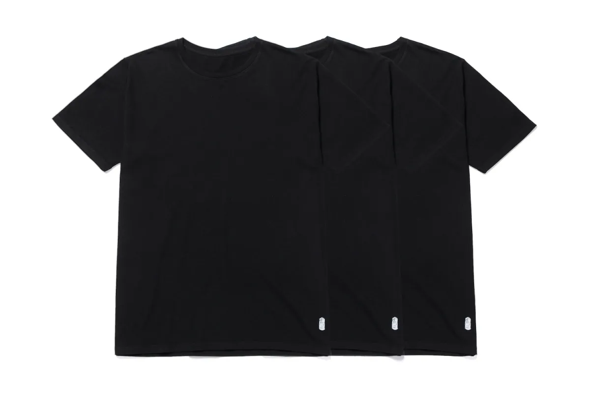 Three Pack Black Tees sold by Standard Issue Tees