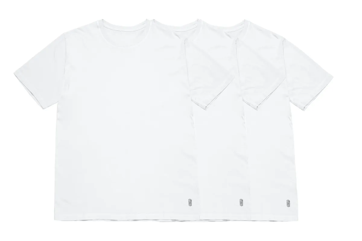 Three Pack White Tees sold by Standard Issue Tees