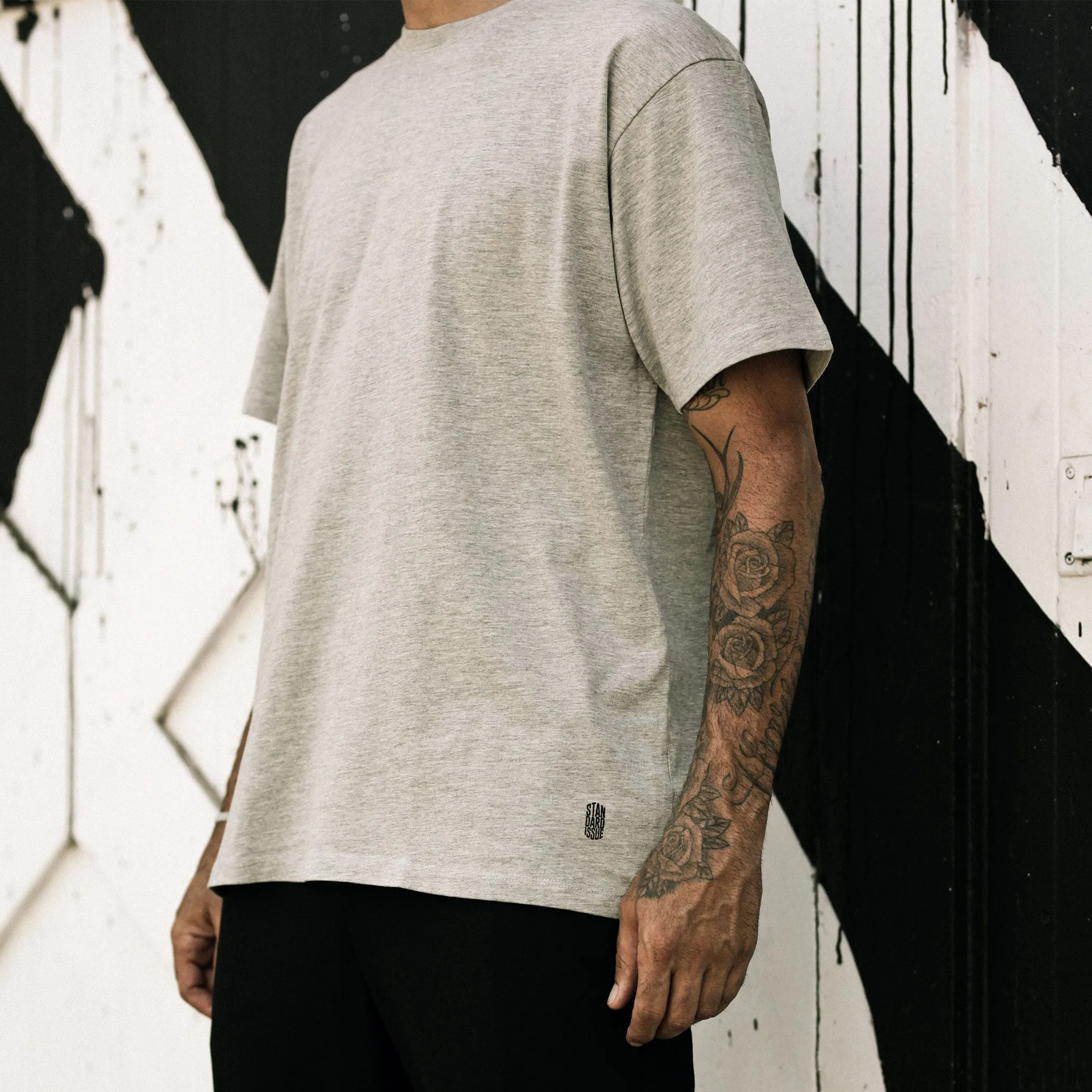 Standard Tee Heather Grey sold by Standard Issue Tees product image thumbnail 3