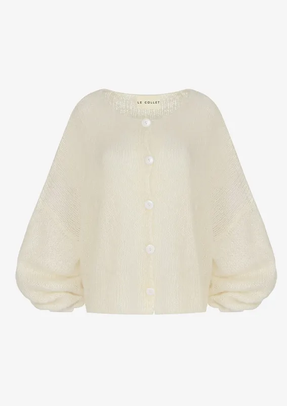 KARDIGAN LETICIA ECRU sold by Le Collet