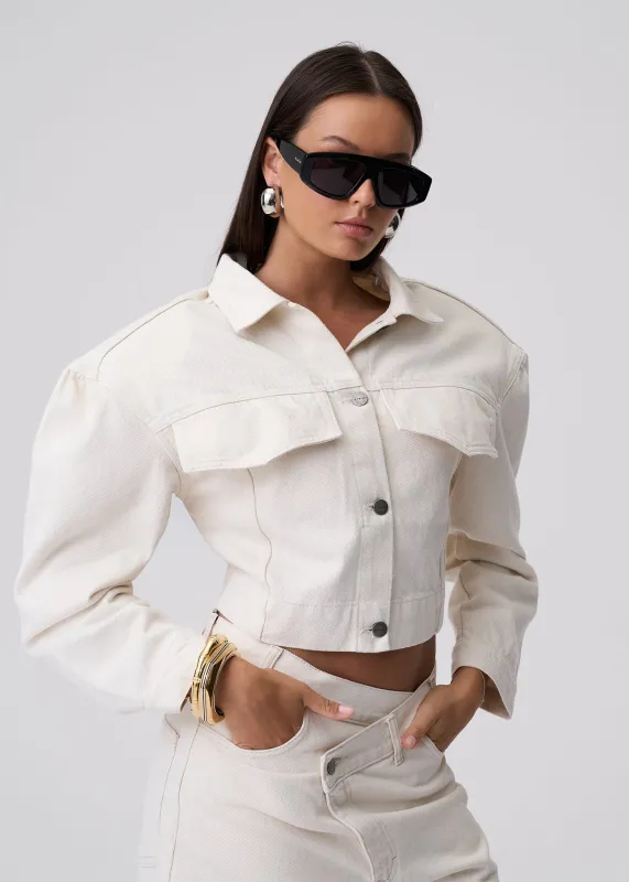 KURTKA SIENA JACKET ECRU sold by Le Collet