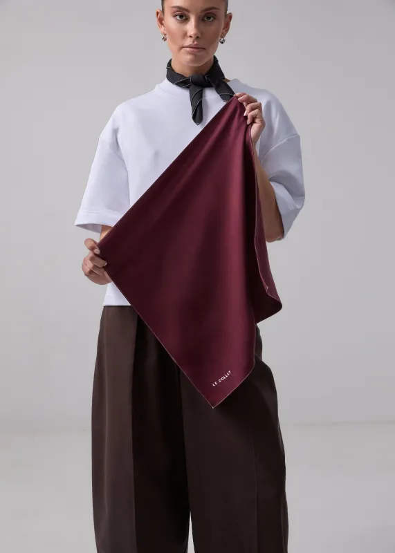 CHUSTA ARREA AUBERGINE made by Le Collet