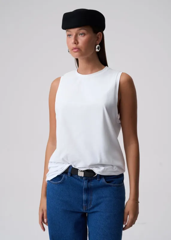 TOP MERY WHITE made by Le Collet