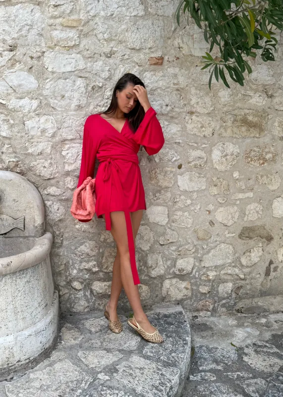 SUKIENKA NEST SHORT RED sold by Le Collet