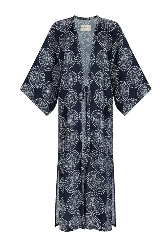 KIMONO COTY MANDALA WHITE sold by Le Collet