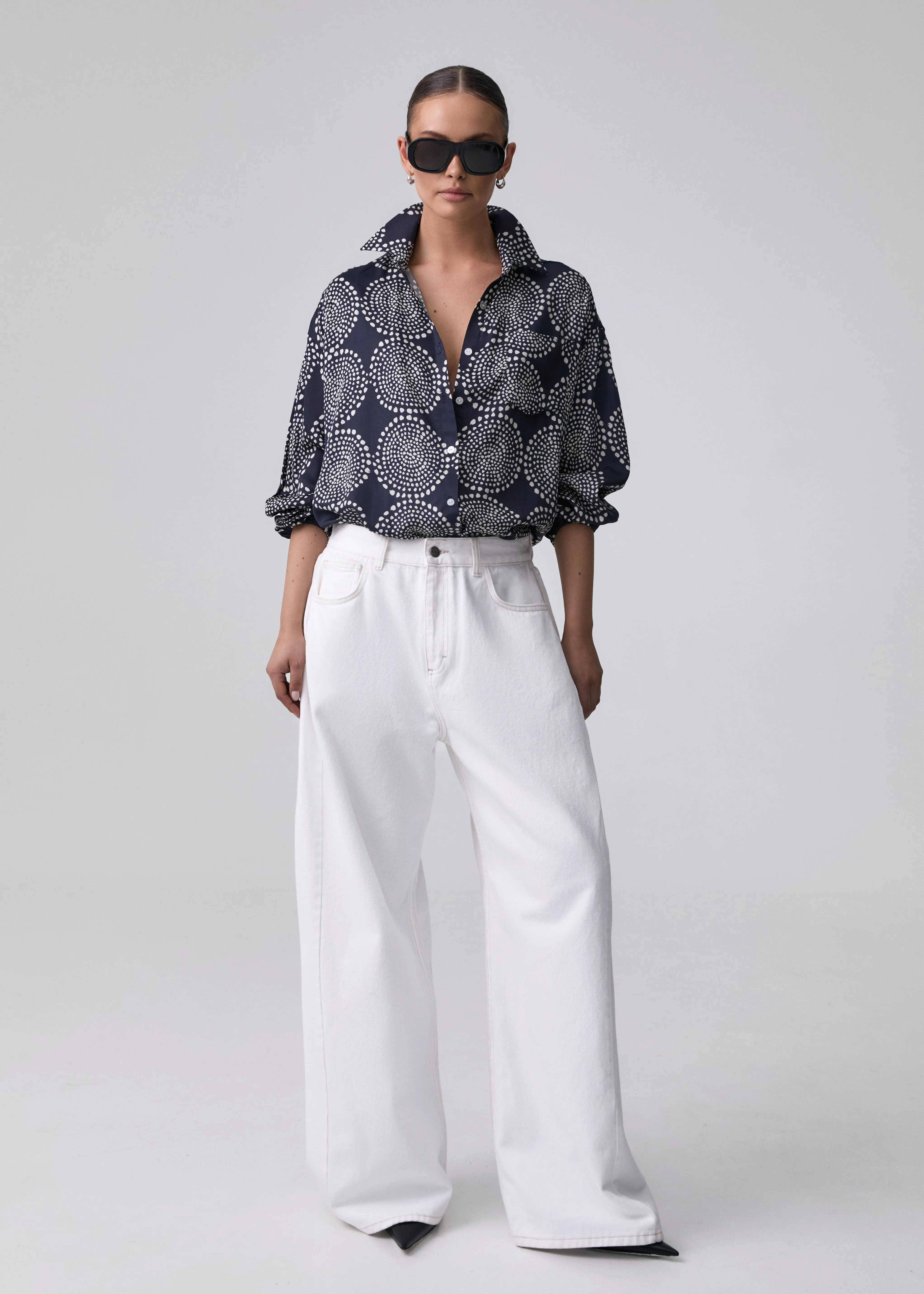 KOSZULA MONS II MANDALA WHITE sold by Le Collet