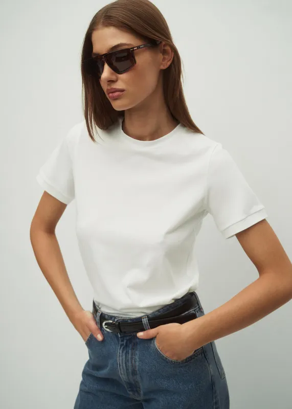 T- SHIRT SLIM WHITE sold by Le Collet