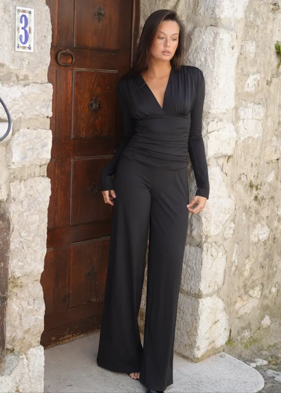 KOMBINEZON INES BLACK sold by Le Collet