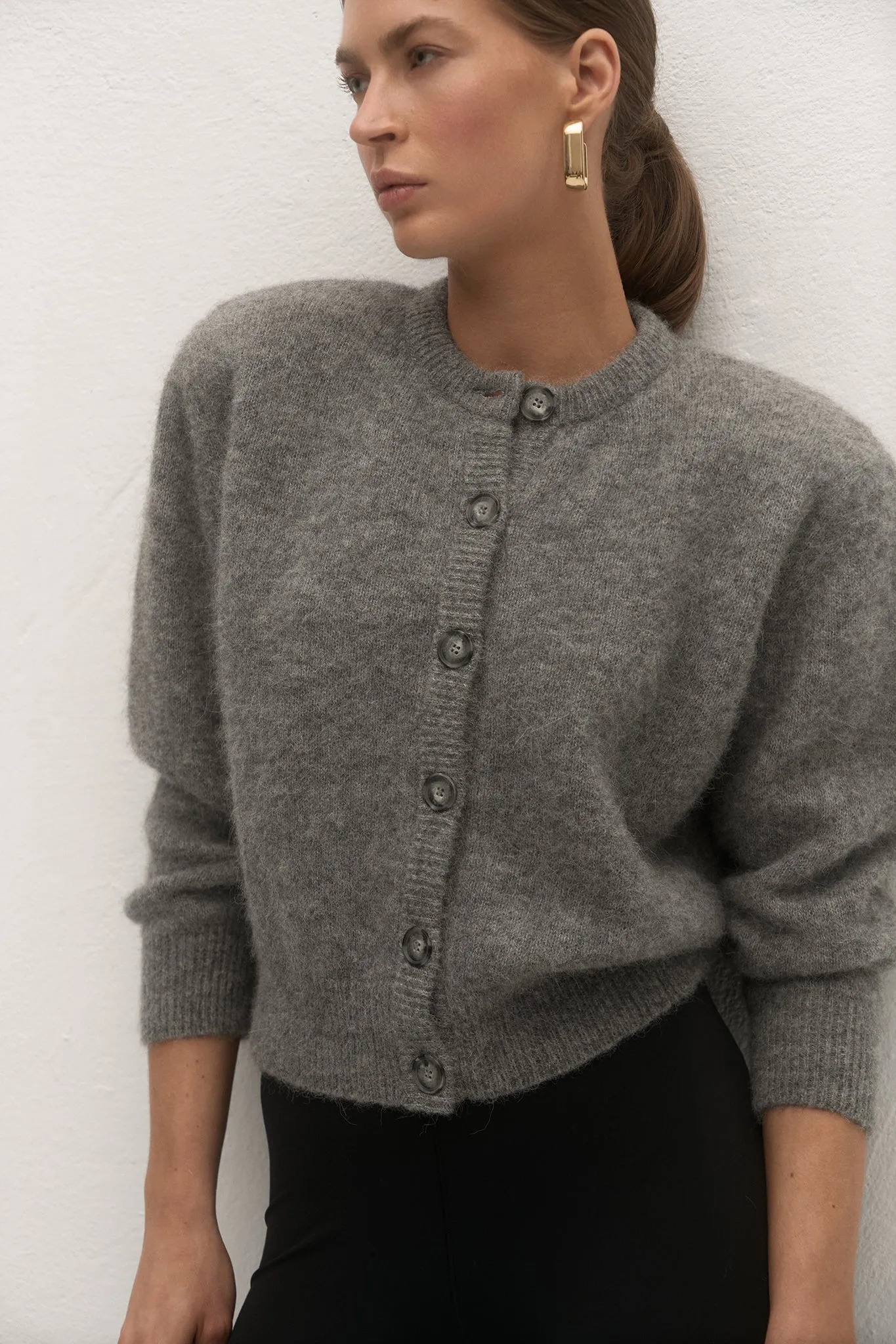 KARDIGAN ISOLA GREY sold by Le Collet product image thumbnail 4