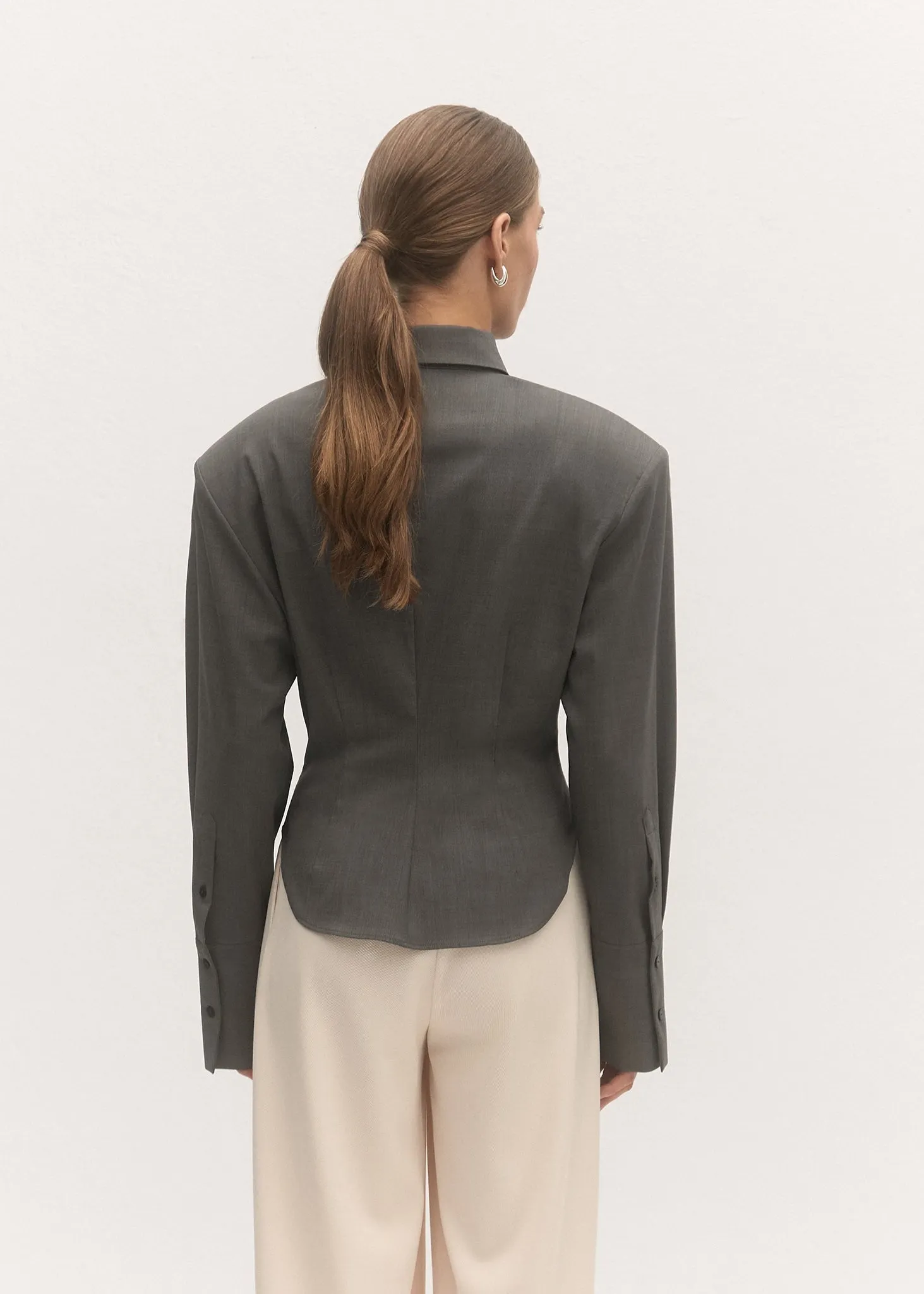 KOSZULA AURELIA GREY sold by Le Collet product image thumbnail 5