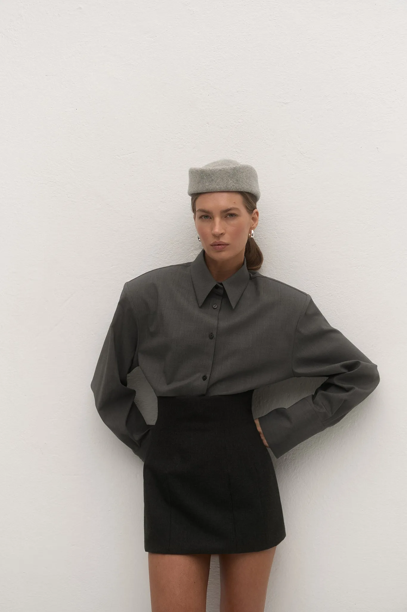 KOSZULA AURELIA GREY sold by Le Collet product image thumbnail 2