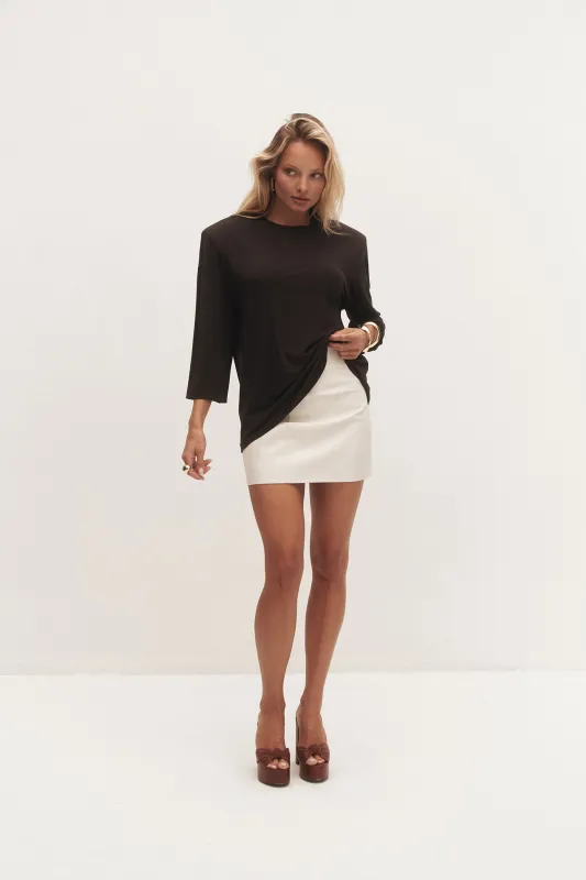LONGSLEEVE ELYS BROWN made by Le Collet