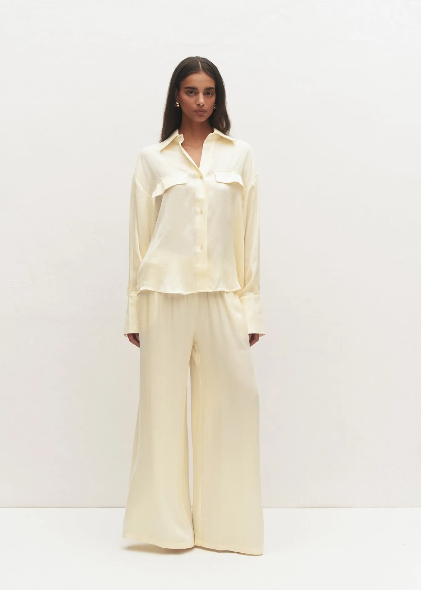 KOSZULA MARIA BUTTER YELLOW sold by Le Collet product image thumbnail 4