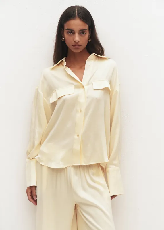 KOSZULA MARIA BUTTER YELLOW made by Le Collet