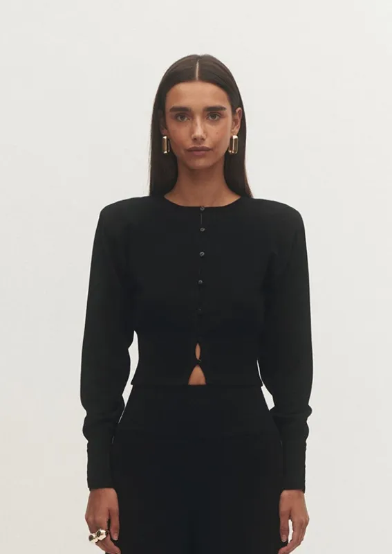 KARDIGAN MARFA BLACK made by Le Collet