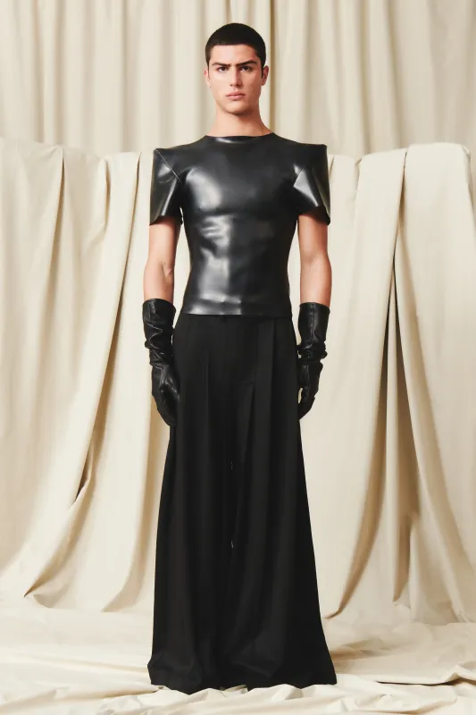 Louis Latex Tee Black sold by Salt Murphy