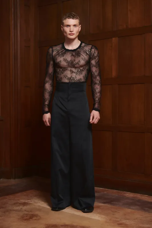 Lyas Lace Top Black sold by Salt Murphy