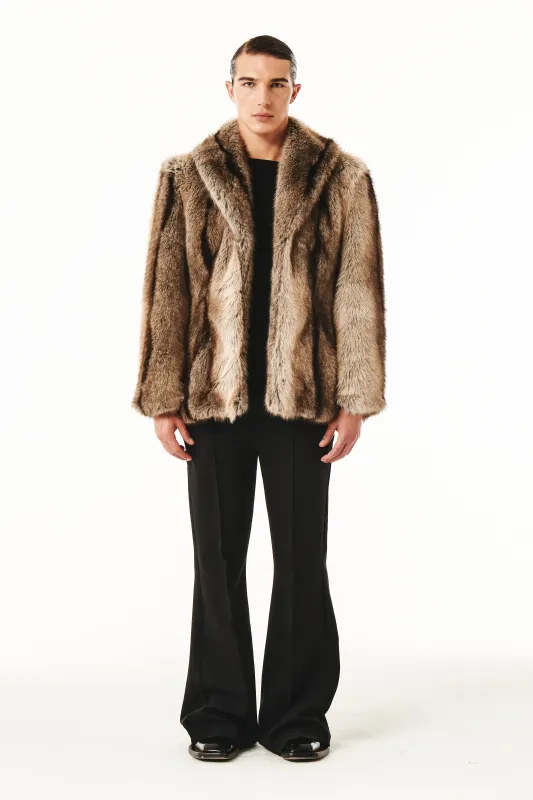 Sullivan Fur Jacket Natural sold by Salt Murphy