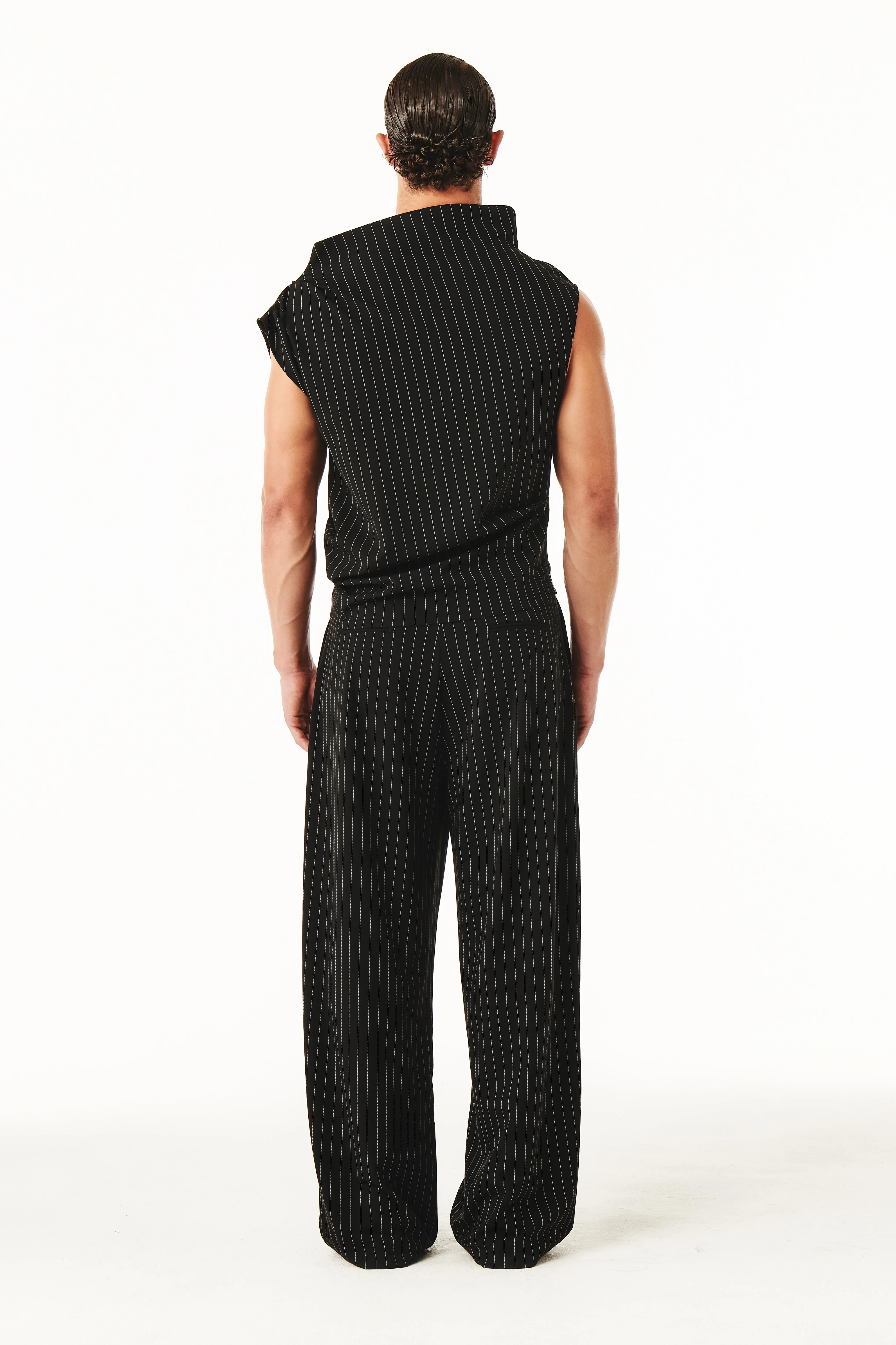 Cadence Top Black Pinstripe sold by Salt Murphy product image thumbnail 5