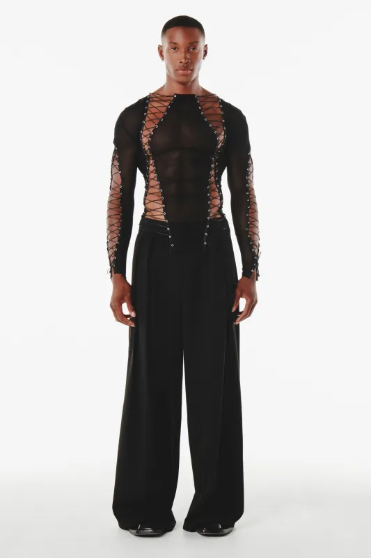 Gregor Top Black Mesh sold by Salt Murphy