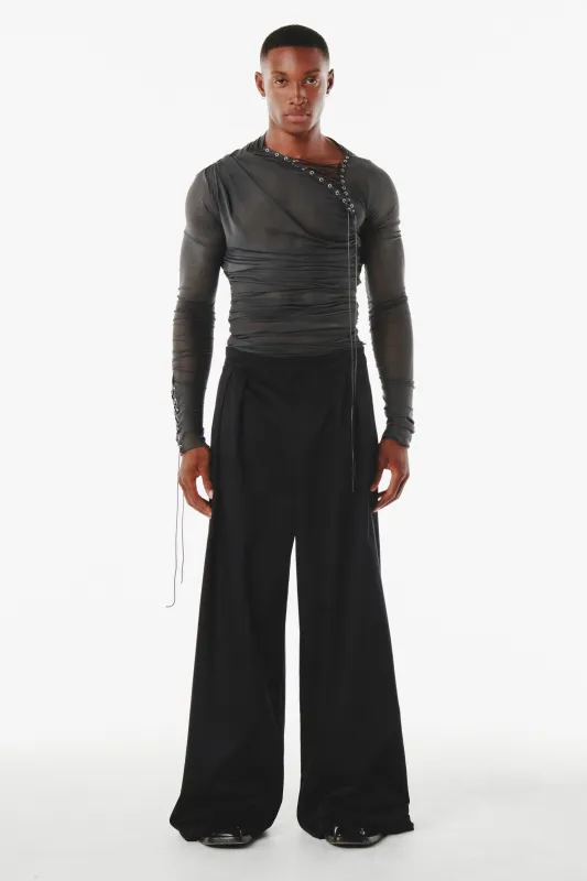 Blaise Top Grey Mesh made by Salt Murphy
