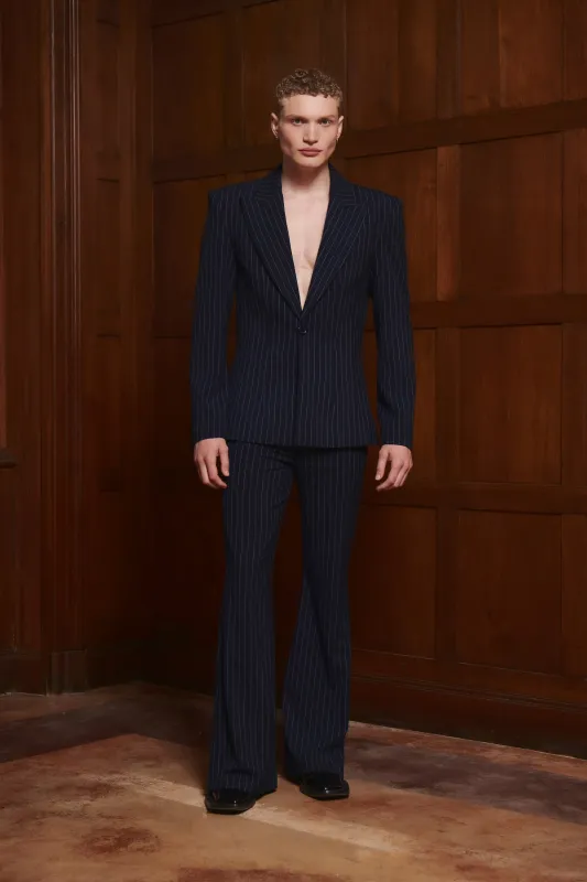 Augustin Navy Pinstripe made by Salt Murphy