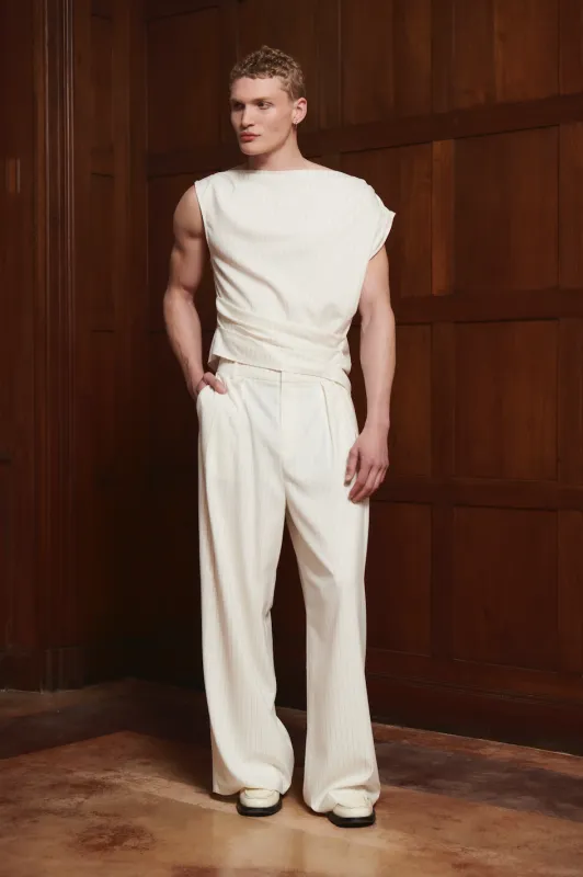 Julian Top White Stripe sold by Salt Murphy