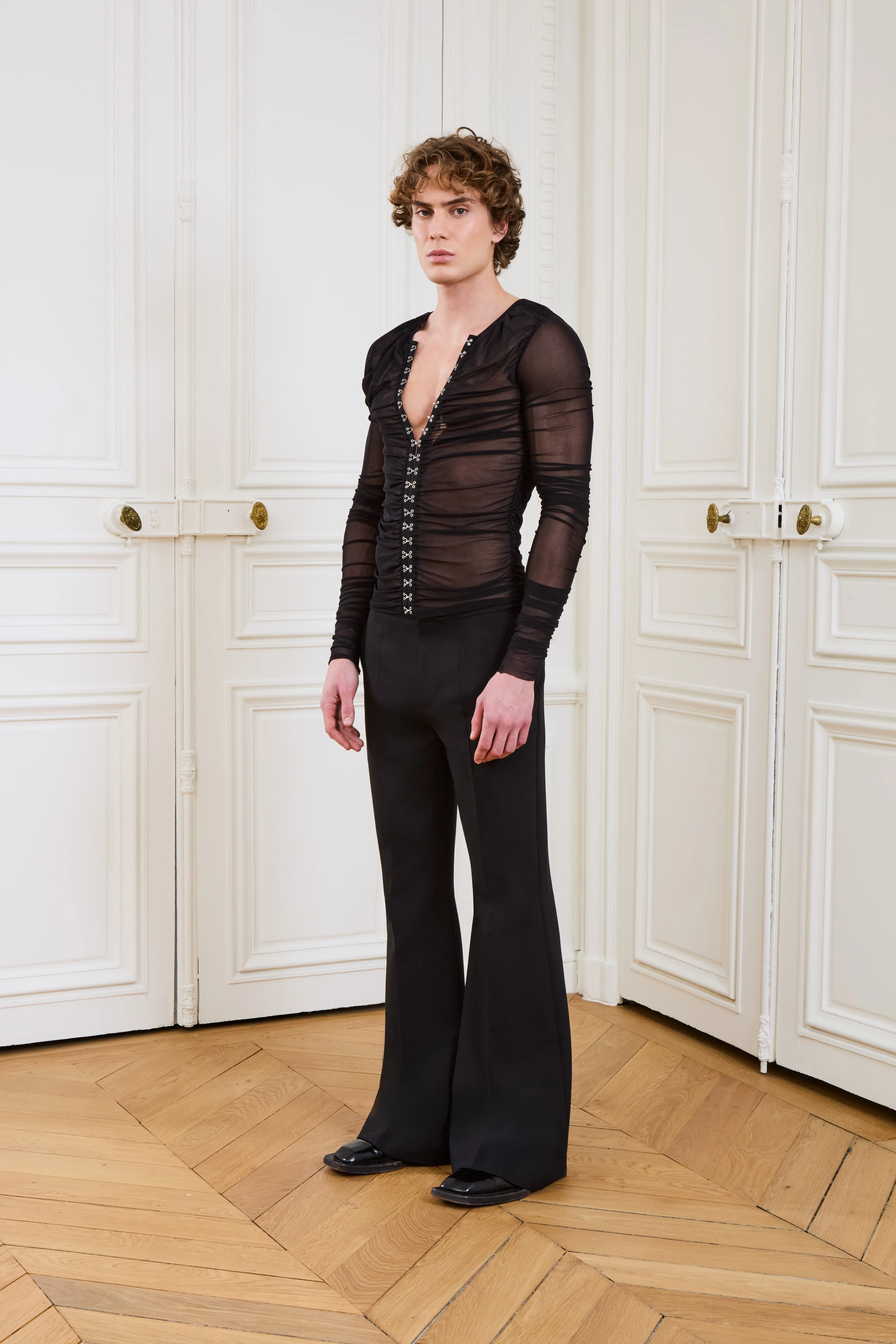 Pacome Mesh Top Black sold by Salt Murphy product image thumbnail 3