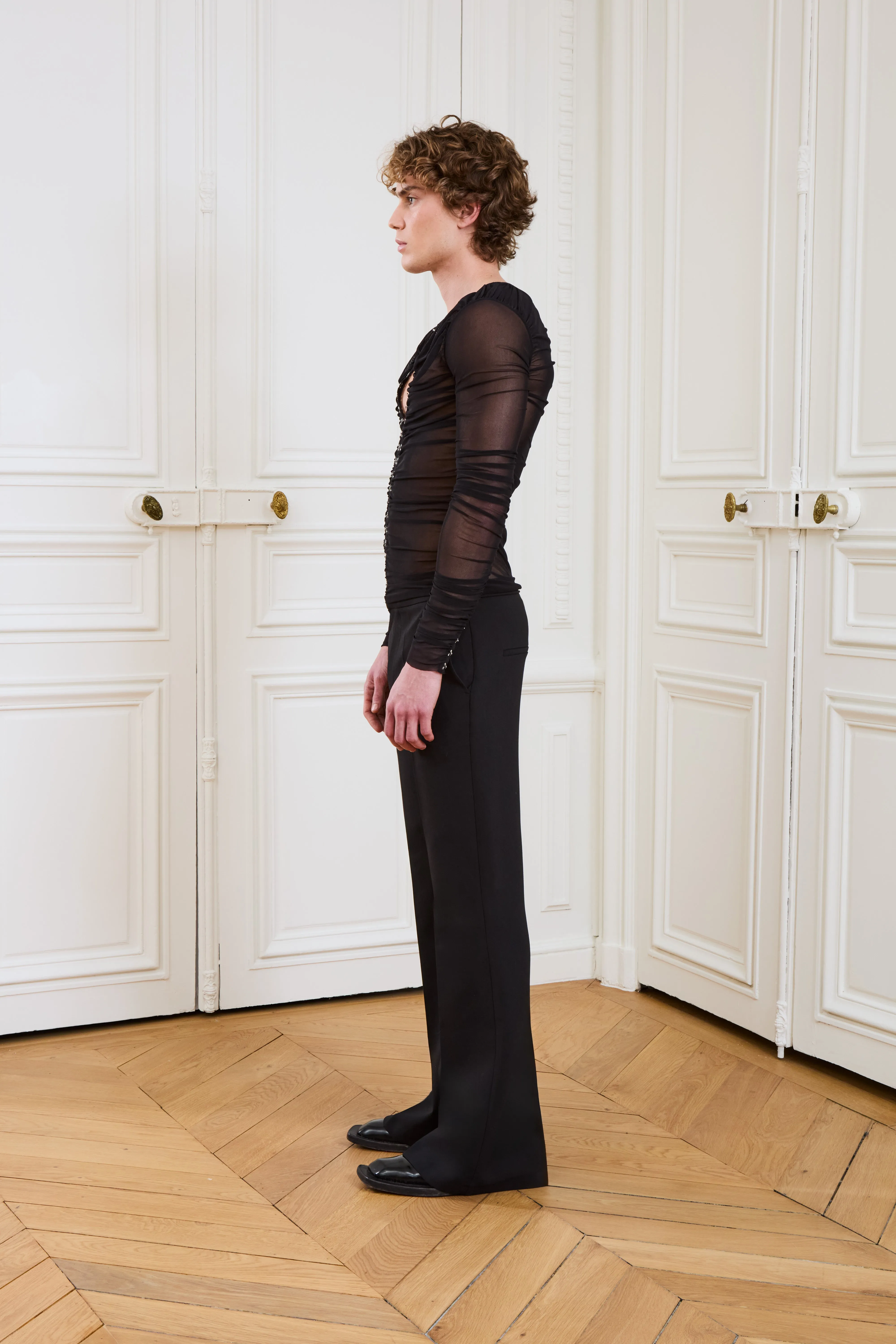Pacome Mesh Top Black sold by Salt Murphy product image thumbnail 4