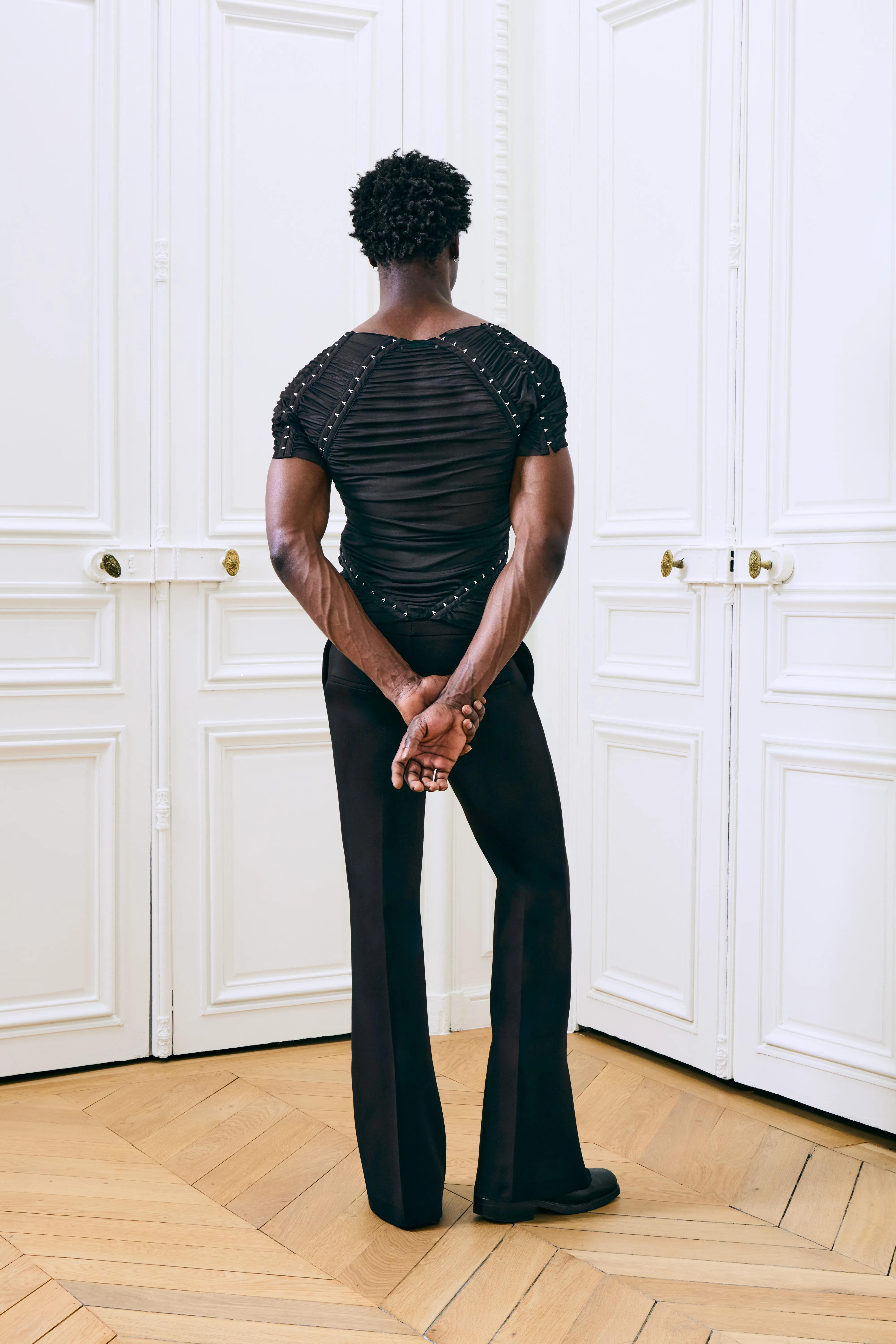Fernando Mesh Top Black sold by Salt Murphy product image thumbnail 5