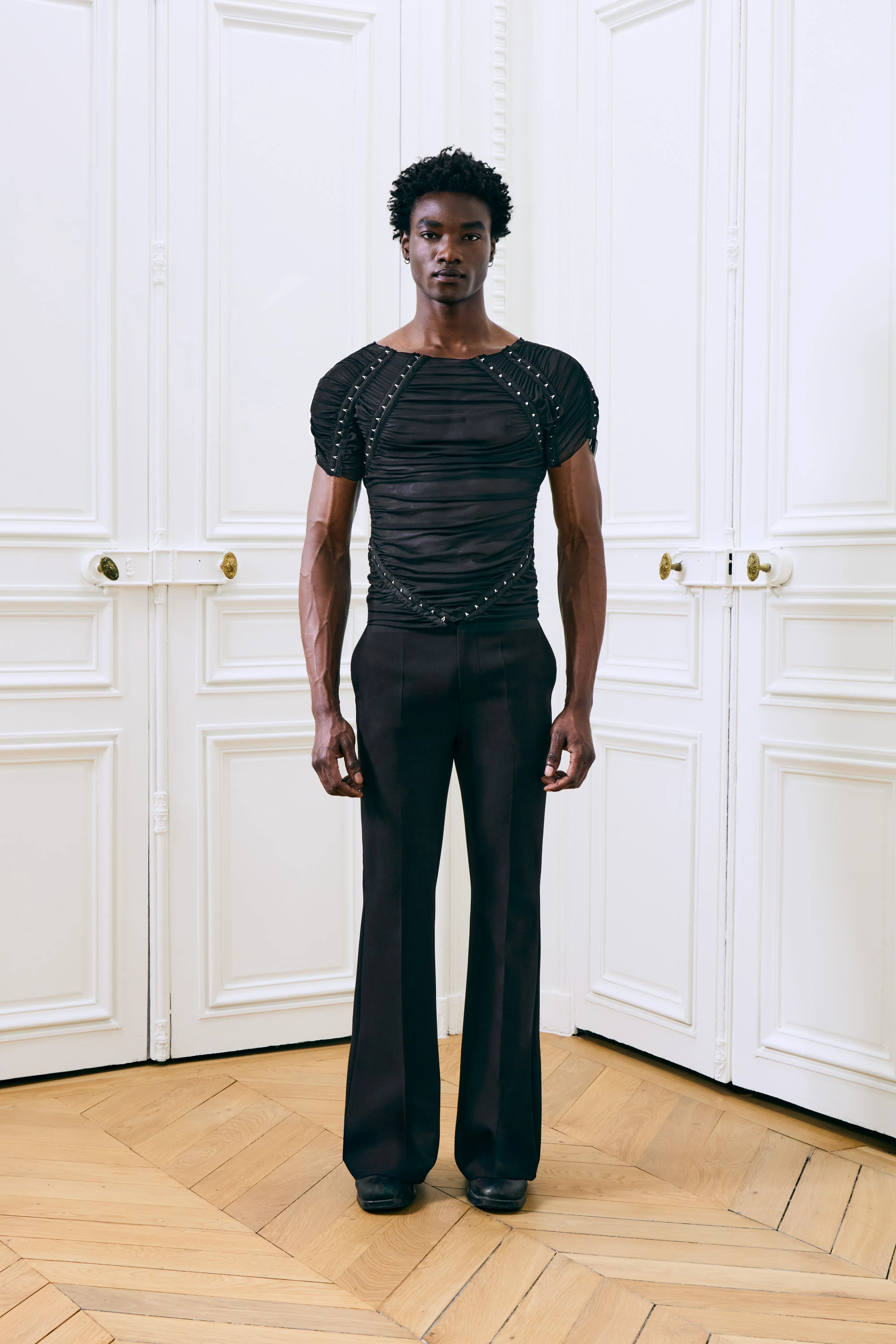 Fernando Mesh Top Black sold by Salt Murphy product image thumbnail 2